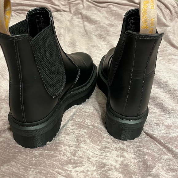 Doc Martens Vegan Leather Platform Chelsea Boots - Picture 3 of 5